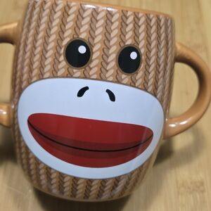 Sock Monkey Coffee Cup Mug Galerie Gift double handle